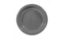  צלחות  איכותיות 7" צבע כסף