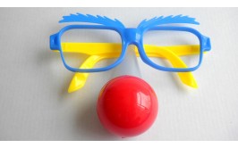 משקפיים עם אף מהבהב אדום