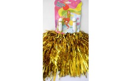 זוג מעודדות עם ידיות צבע זהב