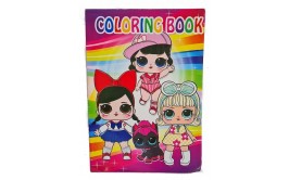 חוברת צביעה ומדבקות לול