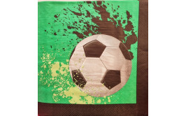 מארז מפיות כדורגל ירוק דגם חדש