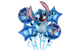 בוקט 5 בלונים של סטיץ דגם 2