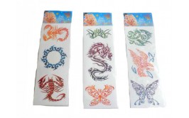 קעקועים צבעונים מנצנצים מרהיבים