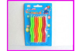 נרות זיגזג בשלל צבעים