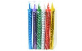 מארז 6 זיקוקים צבעוניים 15 ס"מ