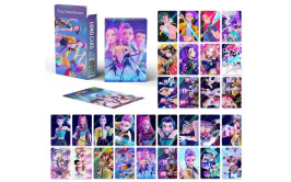 מארז 30 קלפי לייזר דמויות קיי פופ