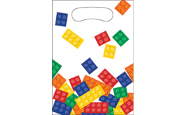 מארז שקיות הפתעה עם ידית דגם לגו