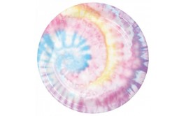 צלחות גדולות TIE DYE