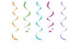 קישוטי ספירלה ציבעוניים