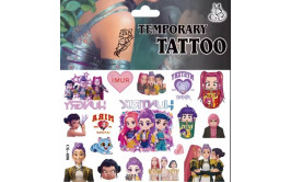 מארז 20 קעקועים דמויות קיי פופ