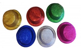 כובעי מסיבות איכותיים מנצנצים מבחר צבעים