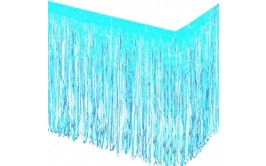 חצאית שולחן פרנזים תכלת בייבי