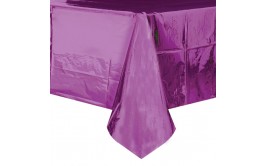 מפת שולחן מטאלית ורוד מג'נטה