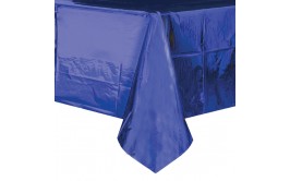 מפת שולחן מטאלית כחולה