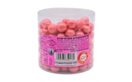 מסטיק ג'ולים ורוד מבריק בצנצנת