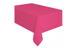 מפת שולחן ניילון צבע ורוד פוקסיה