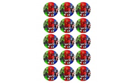 דף מיתוג מדבקות הנוקמים קוטר 5