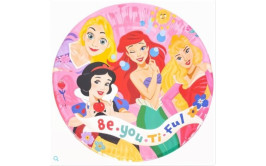  צלחות גדולות דגם נסיכות 