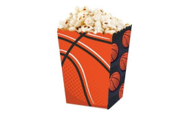 מארז קופסאות פופקורן/חטיפים דגם כדורסל
