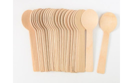 מארז 24 כפיות מיני מעץ