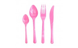 מארז 50 כפות צבע ורוד בייבי