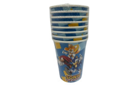 מארז כוסות נייר סוניק 2