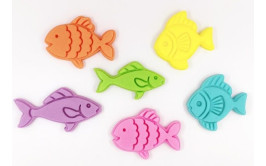 מארז 6 דגים מבצק סוכר