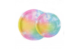 צלחות קטנות TIE DYE