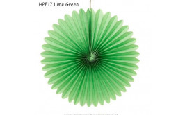 מניפת נייר  לקישוט אווירה צבע ירוק