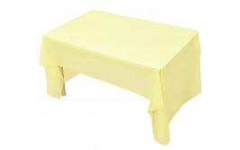 מפת שולחן ניילון צבע צהוב בננה בהיר