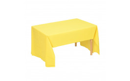 מפת שולחן נייר צבע צהוב 