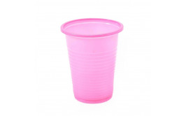 מארז 50 כוסות פלסטיק צבע ורוד