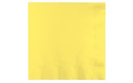 מארז 50 מפיות צהוב דו שכבתי