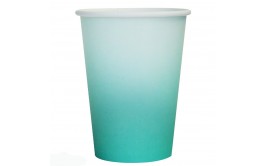 מארז 40 כוסות אומברה שתייה חמה/קרה צבע כחול 