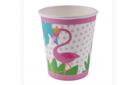מארז 10 כוסות פלמינגו שתייה חמה/קרה