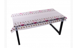 מפת שולחן ניילון דגם פלמינגו