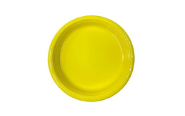 מארז 20 צלחות "9 צבע צהוב