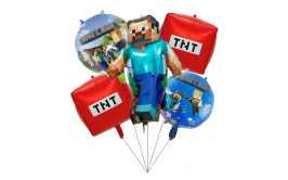 בוקט בלוני מיינקראפט