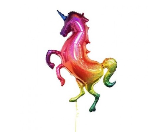 בלון מטאלי קשת ענק דגם חד קרן