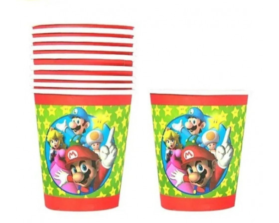 מארז כוסות סופר מריו