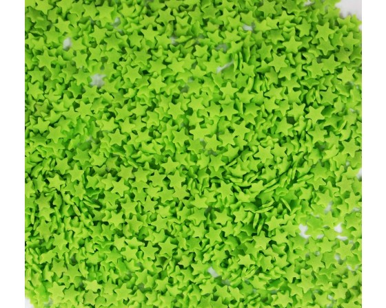 סוכריות לעוגה כוכבים ירוק