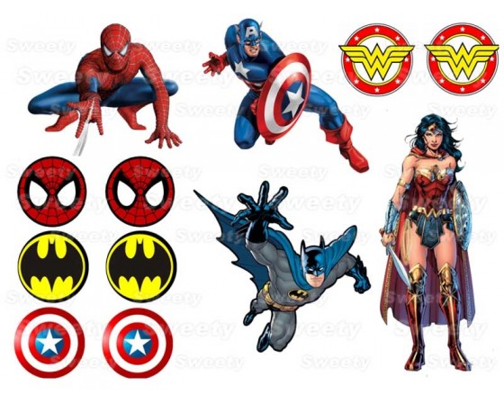 שקף טרנספר גיבורי על לשוקולד 2