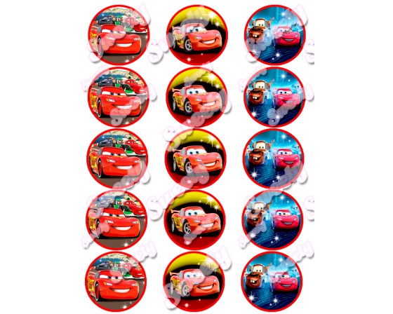 תמונות אכילות לקאפקייקס מכוניות 1