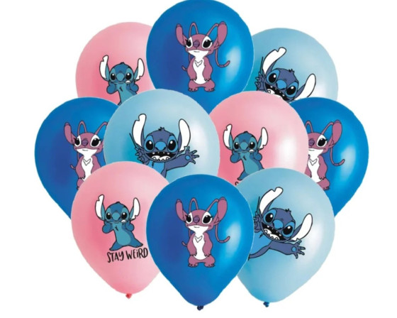 מארז 10 בלונים דגם סטיץ