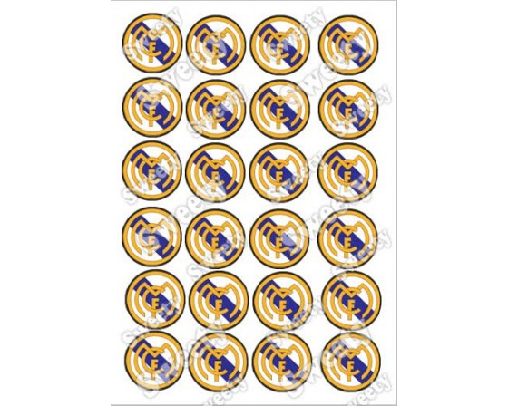 תמונות אכילות ריאל מדריד לקאפקייקס