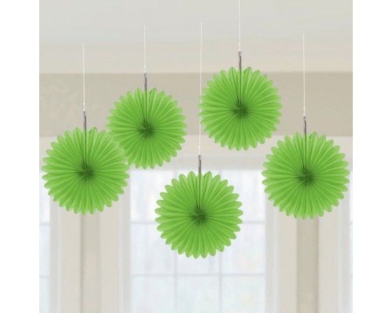 מארז 5 מניפות לתלייה צבע ירוק
