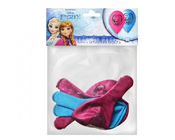 מארז 5 בלונים דגם פרוזן