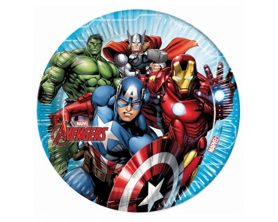 מארז צלחות דגם הנוקמים קוטר 23 ס"מ