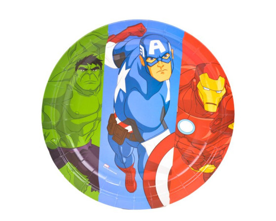 צלחות גדולות הנוקמים ליגת הצדק