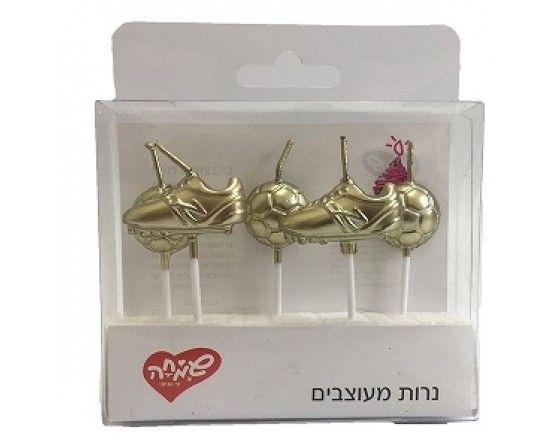 נרות מעוצבים כדורגל